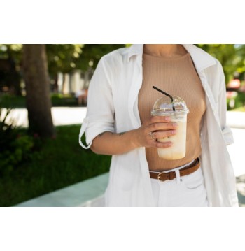 Coperchi per bicchieri in plastica personalizzati | Horeca Printing Lab