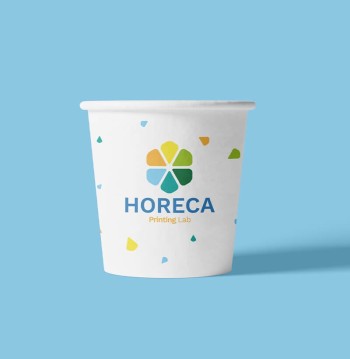 Bicchieri di carta personalizzati con logo | Horeca Printing Lab
