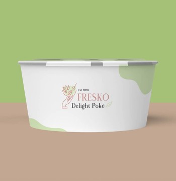 Ciotole da asporto personalizzate | Horeca Printing Lab