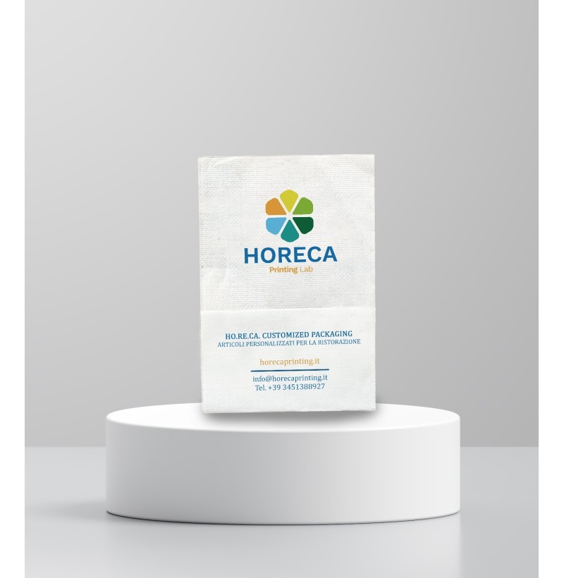 Tovaglioli 17x17 "bar" personalizzati