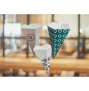 CONI in cartoncino incollato