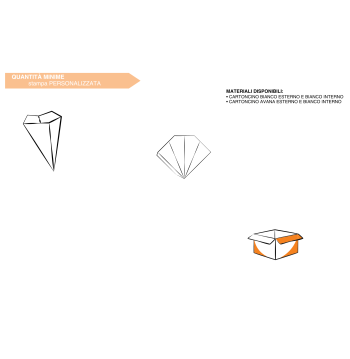 CONI in cartoncino incollato